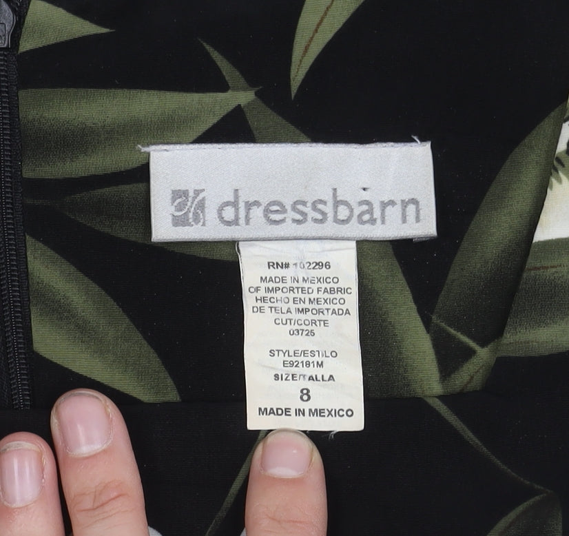 Dressbarn Women's Multicoloured Floral Sheath Dress 8