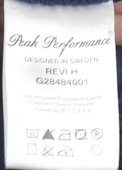 Peak Performance Men's Blue Fleece Jacket S