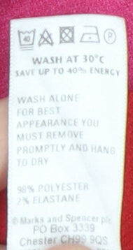 Marks & Spencer Women's Pink Sheath Dress, Size 14