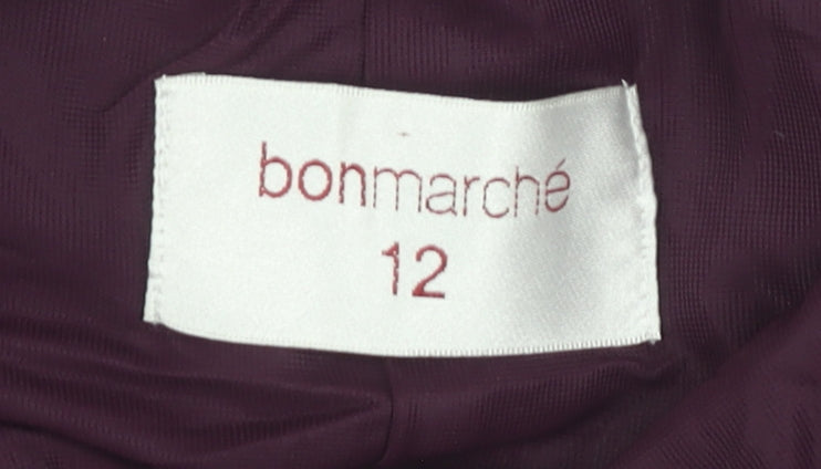 Bonmarché Women's Long Purple Skirt, Size 12