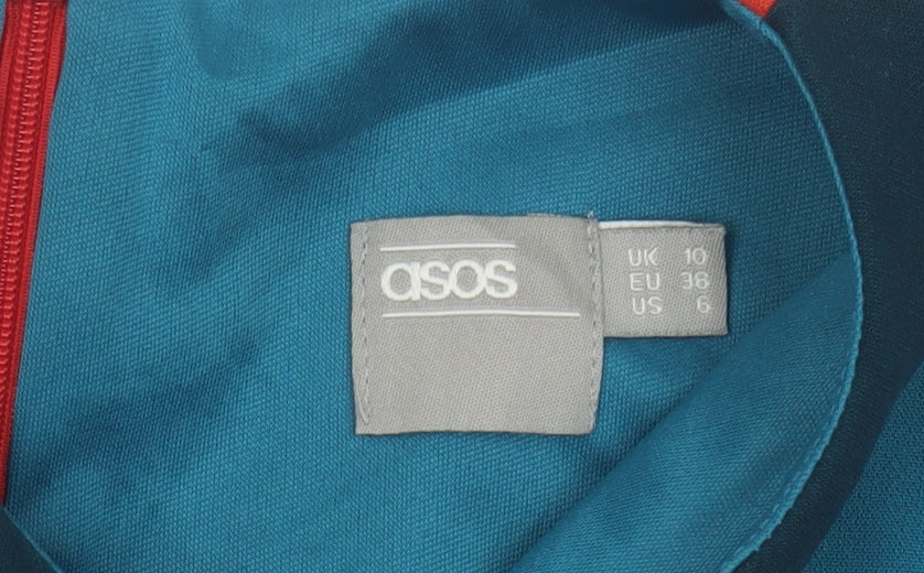 ASOS Women's Colourblock Shift Dress, Size 10