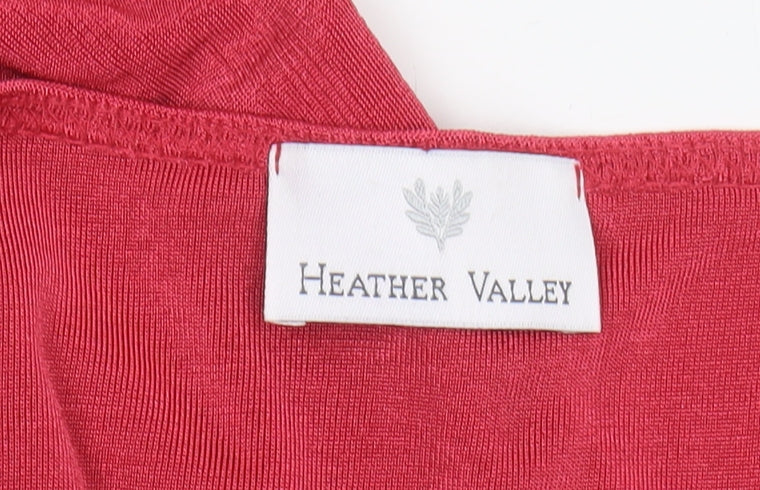 Heather Valley Red Tank Top, Women's Size 20