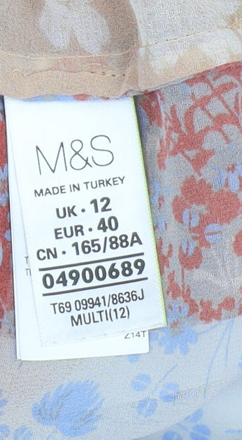 Marks & Spencer Women’s Multicoloured Floral Blouse