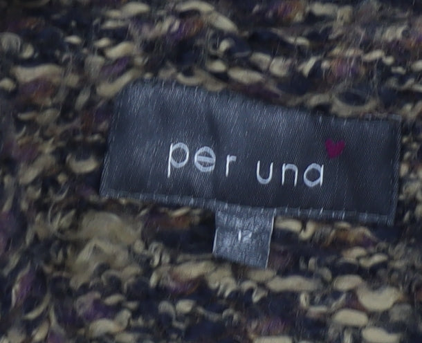 Marks & Spencer Women's Multicoloured Coat Size 12