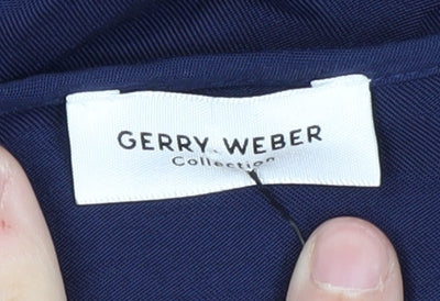 Gerry Weber Women's Blue Long Sleeve Blouse 12