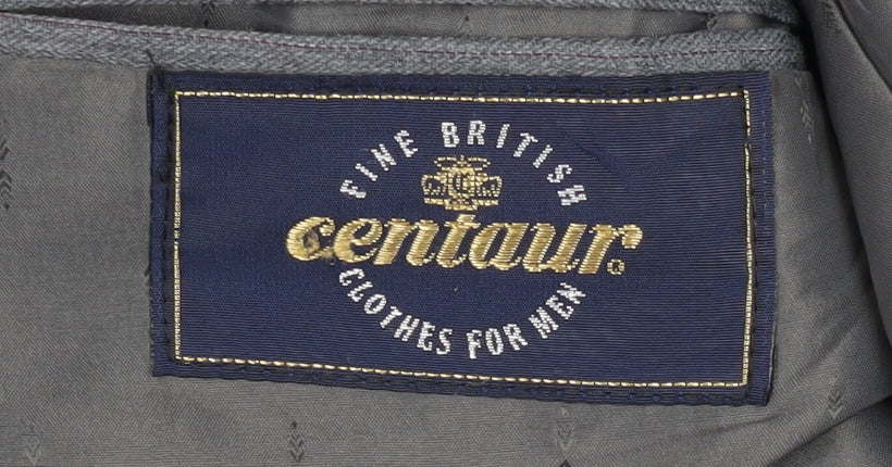 Centaur Men's Grey Regular Fit Blazer 42R