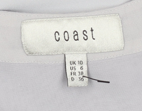 Coast Women's Silver Wrap Blouse