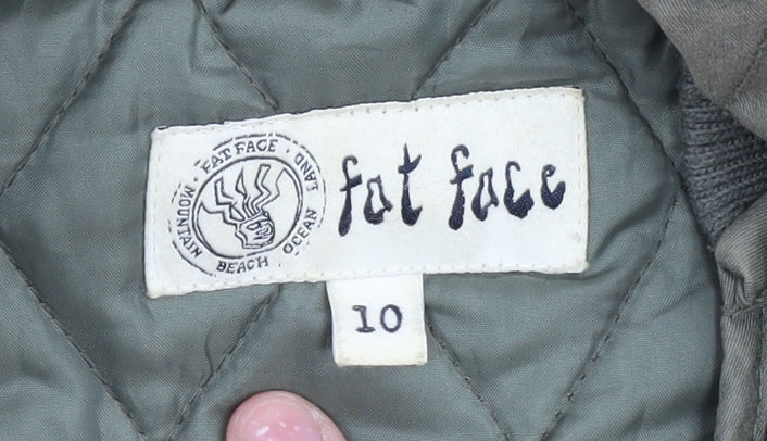 FatFace Women's Green Parka Coat Size 10