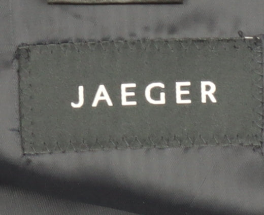 Additional view of Jaeger Men's Blue Wool Blazer, 40R, Formal Jacket