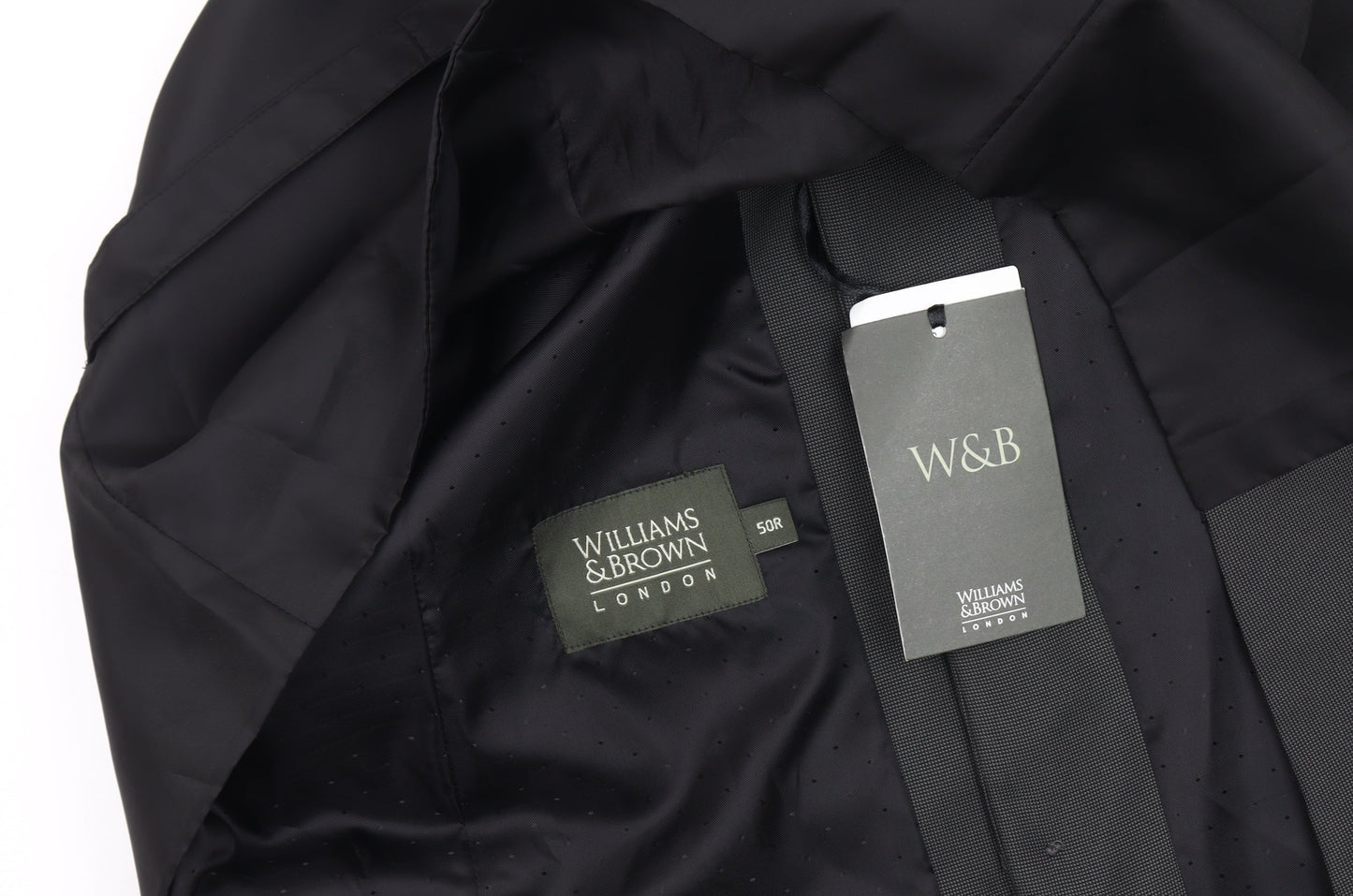 Williams & Brown Men's Grey Suit Waistcoat 50R Formal