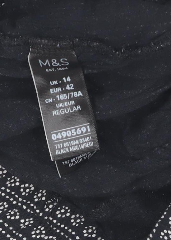 Marks and Spencer Black Women's Size 14 Trousers