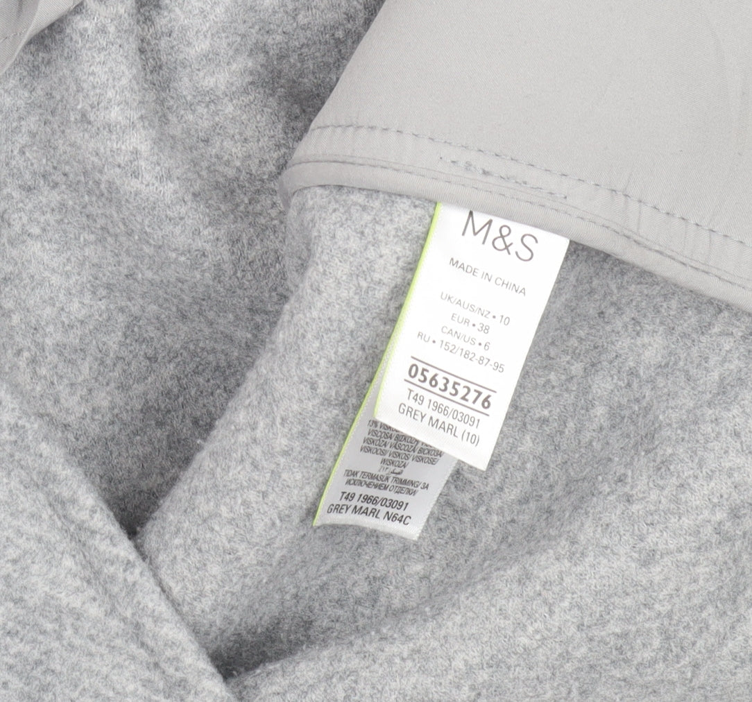 Marks & Spencer Women's Grey Jacket Size 10