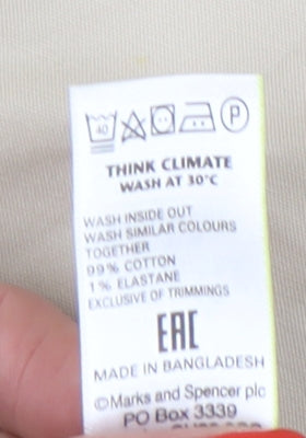 Marks & Spencer Women's Beige Trousers, Size 18