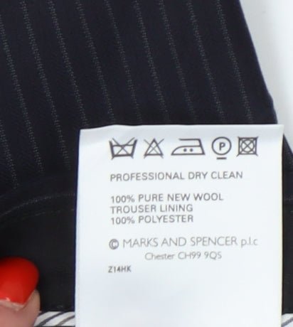 Marks & Spencer Men's Navy Wool Trousers 38
