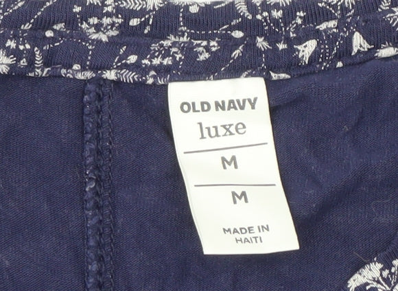 Old Navy Womens Blue Floral Tank Top M