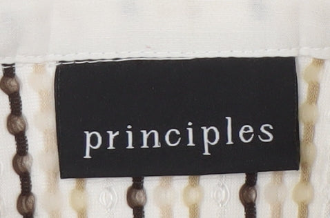 Principles Women's Multicoloured Button-Up Shirt Size 18