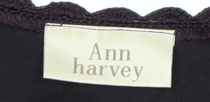 Ann Harvey Women's Purple Jacket Size 16 Long Sleeve