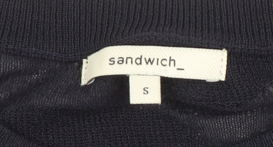 Sandwich Women's Blue Pullover Jumper, Size S