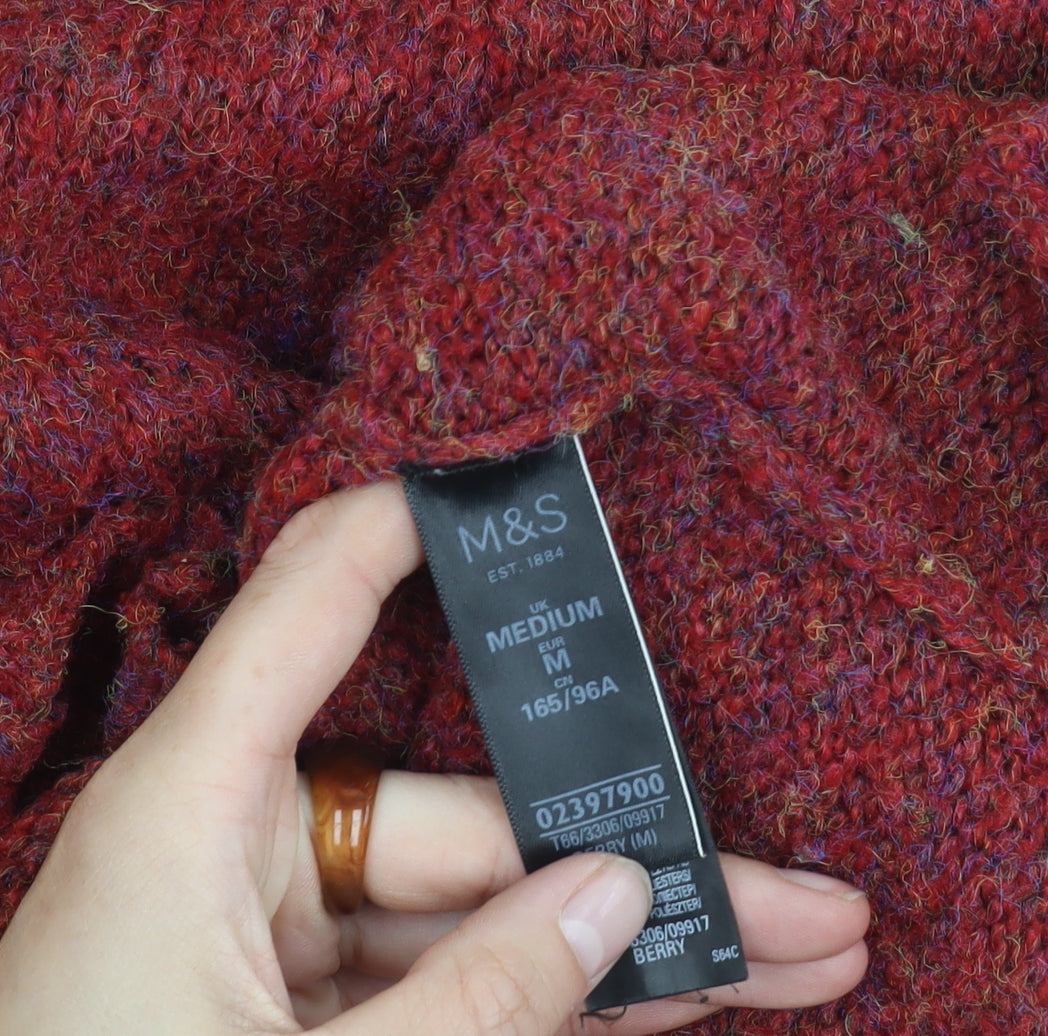 Marks & Spencer Women's Red Jumper M