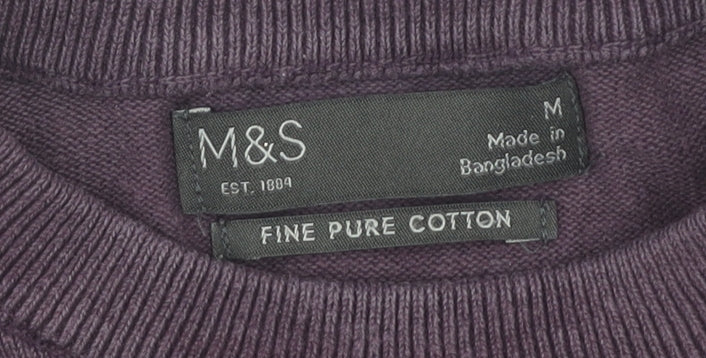 Marks & Spencer Women's Purple M Pullover Jumper
