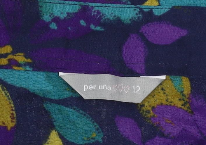 Per Una Womens Multicoloured Floral Blouse Size 12