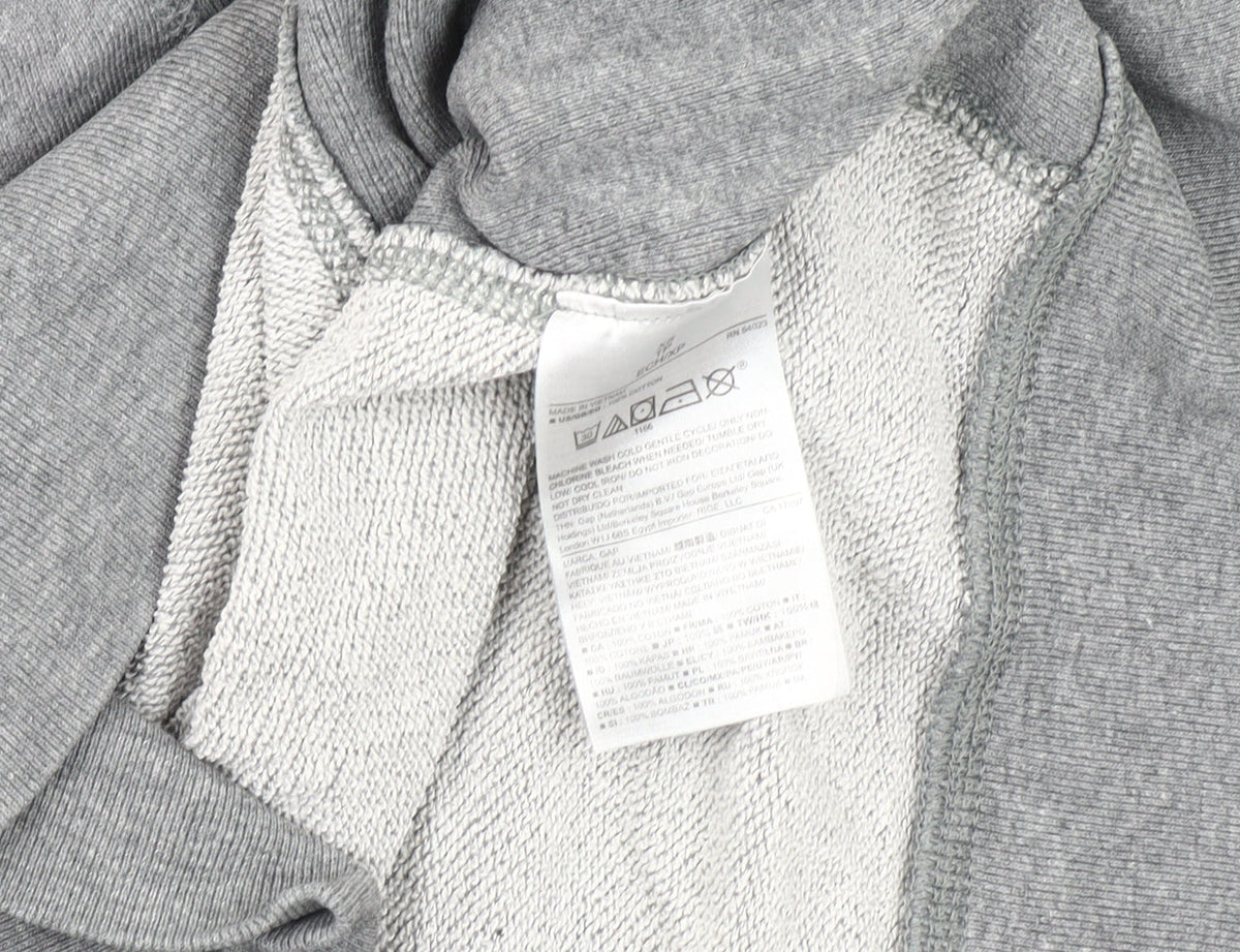 Gap Men’s Grey Pullover Sweatshirt, Size XS, Crew Neck
