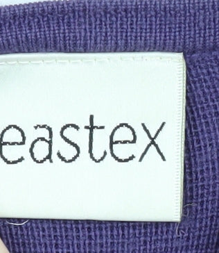 Eastex Women's Purple Medium Cardigan - V-Neck, Button