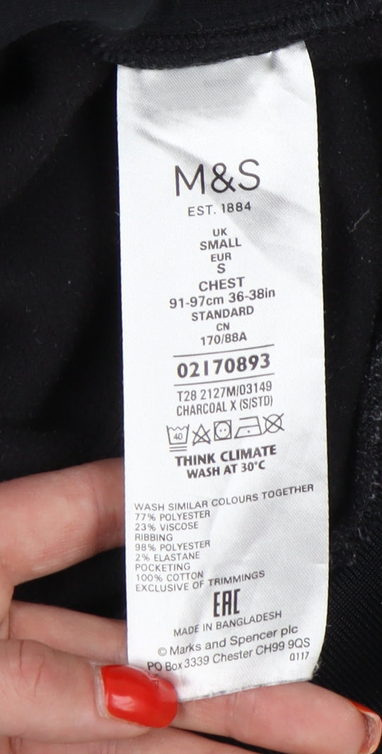 Marks & Spencer Men's Black S Basic Jacket 36-38"