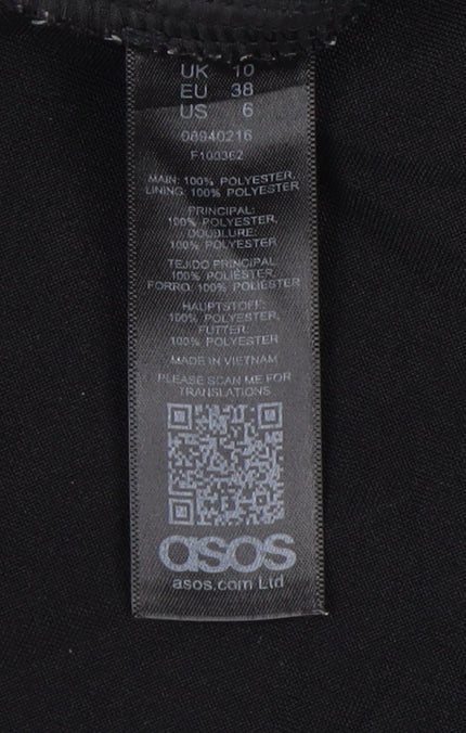 ASOS Women's Black Trousers Size 10