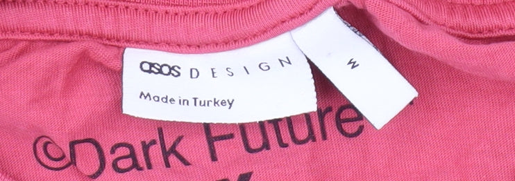 ASOS DESIGN Leonardo Da Vinci Men’s Red Art Graphic T-Shirt M