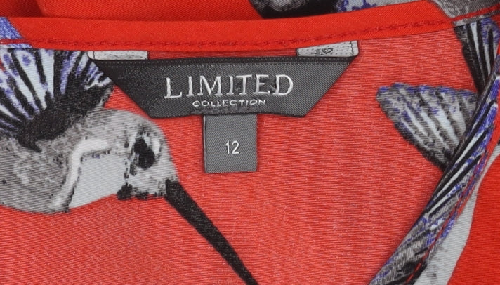 Marks & Spencer Women's Red Animal Print Dress Size 12