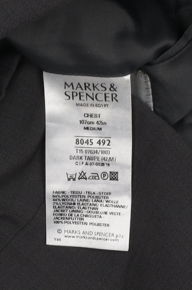 Marks & Spencer Men's Grey Blazer 42R