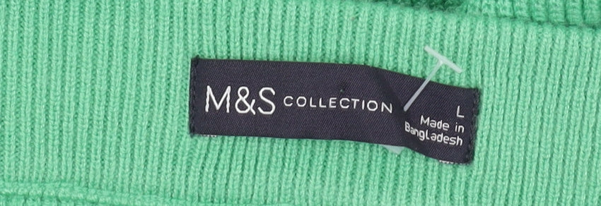 Marks & Spencer Women's Green Knit Skirt L