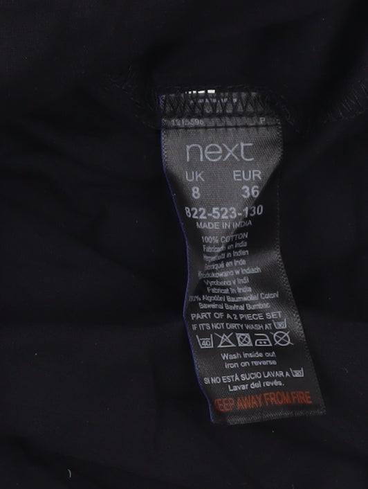 Next Women's Black Sleeveless Dress UK 8