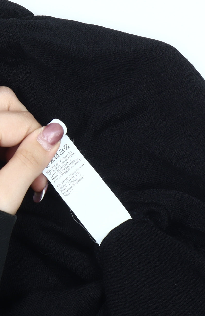 River Island Women's Black Jumper Size 12