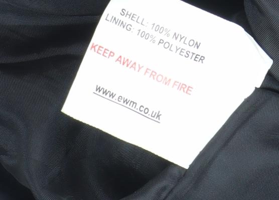 One Valley Men's Black L Nylon Outdoor Jacket