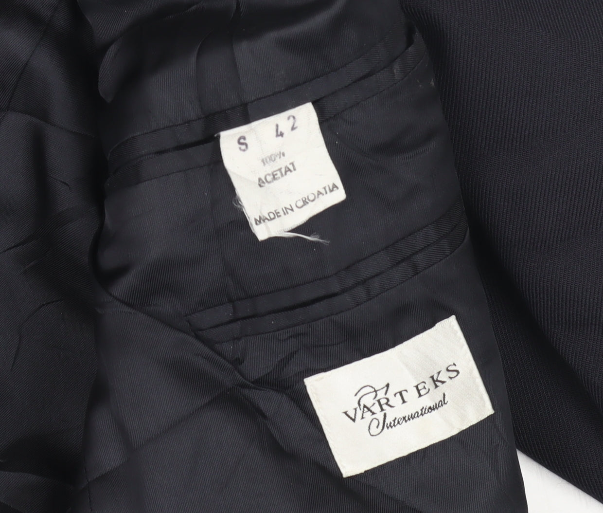 Varteks Men's Blue Blazer - Size 42S - Classic Style