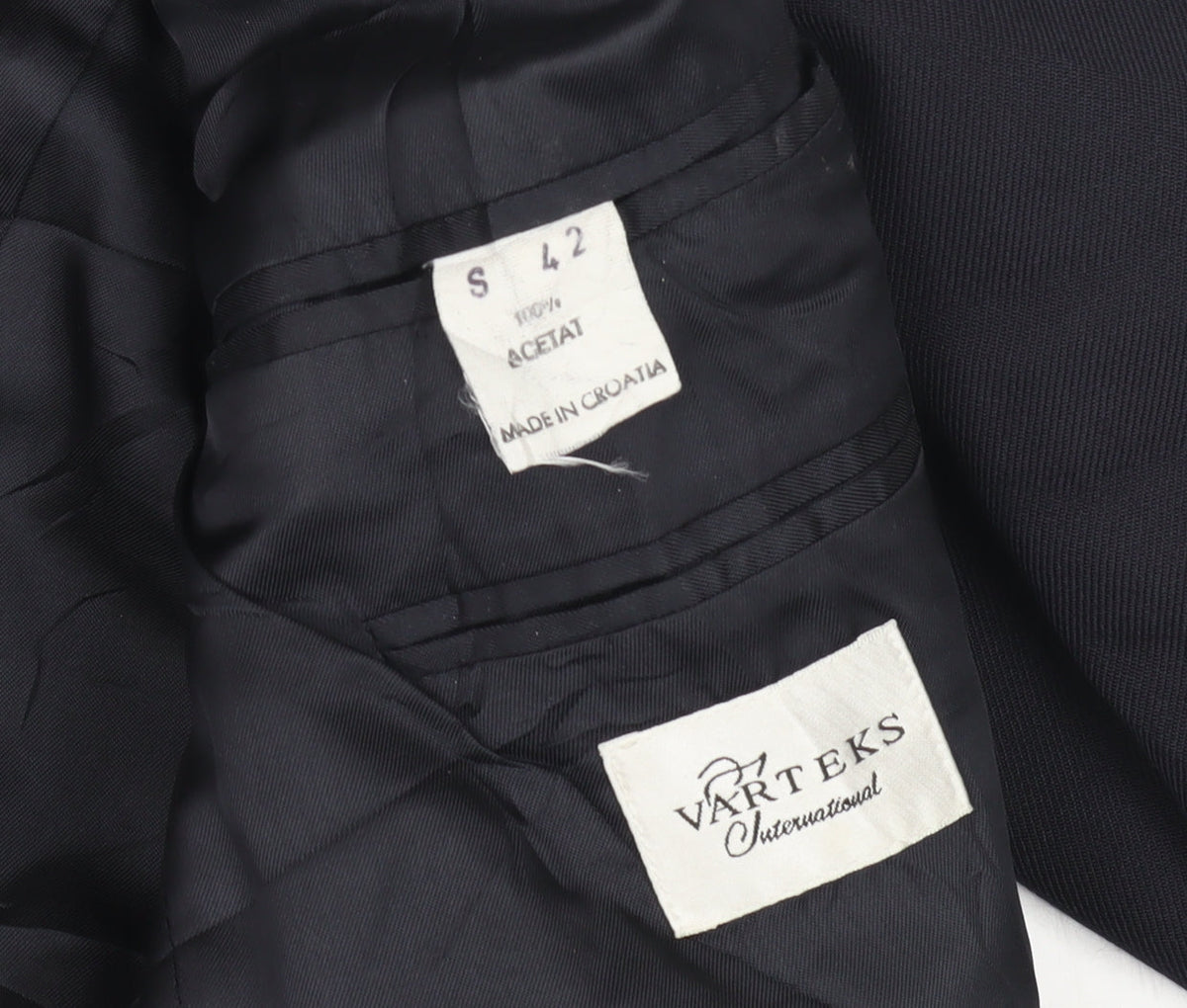 Varteks Men's Blue Blazer - Size 42S - Classic Style