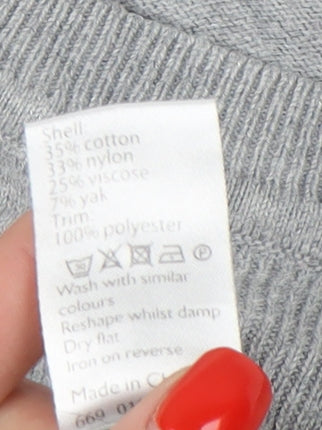 John Lewis Women's Grey Pullover Jumper Size 16