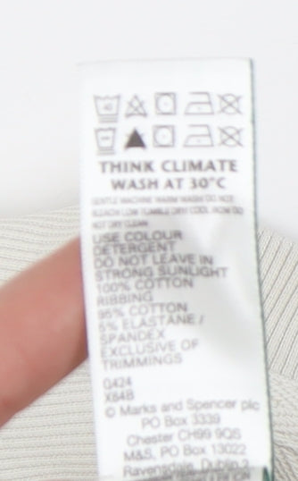 Marks & Spencer Women's White Pullover Sweatshirt Size S