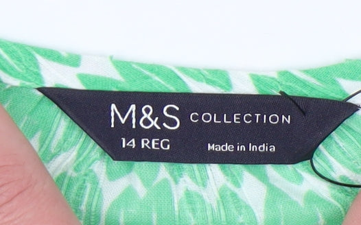 Marks & Spencer Women's Green Dress Size 14