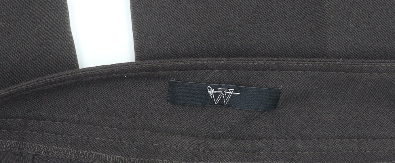 BHS Women's Black Straight Trousers Size 12