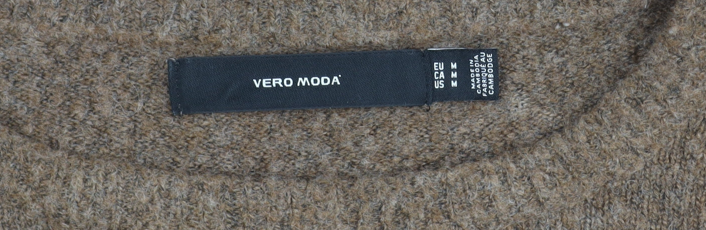 Vero Moda Women's Brown Pullover Jumper Size M