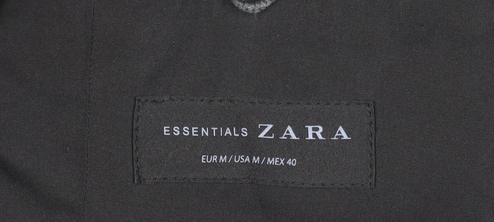 Zara Men's Grey M 40 Blazer Jacket Formal Wear