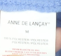 Anne de Lancay Women's Blue Fleece Jacket M