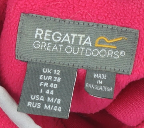 Regatta Women's Pink Fleece Jacket Size 12
