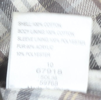 SoulCal Women's Green Quilted Jacket Size 10
