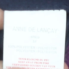 Anne de Lancay Women's Purple Fleece Jacket M