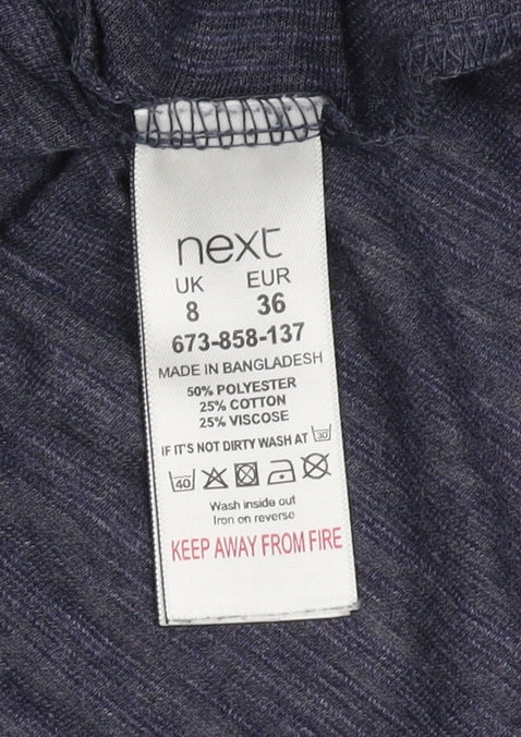 Next Women's Blue Basic Blouse, Size 8