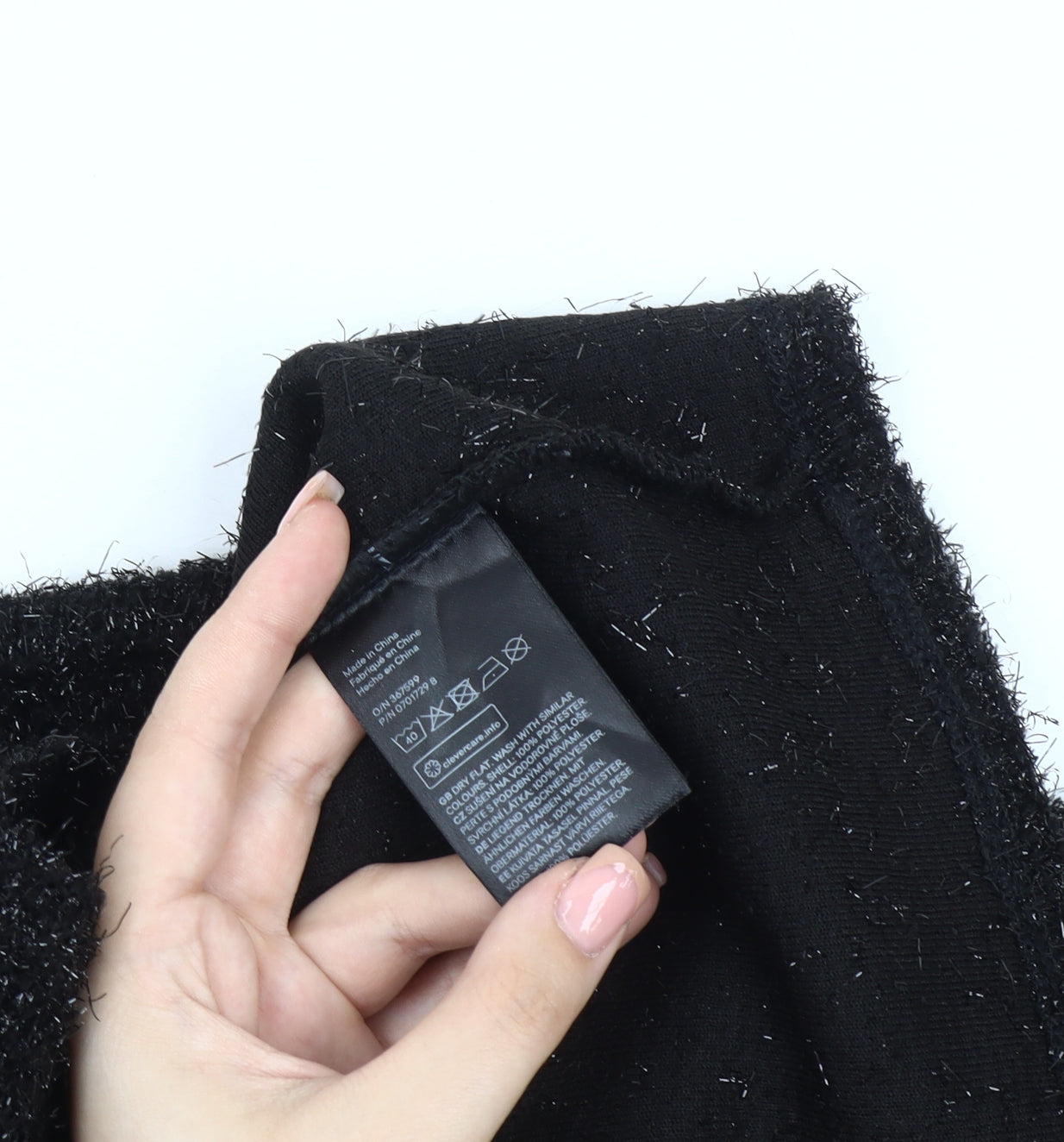 H&M Women's Black Mock Neck Jumper M
